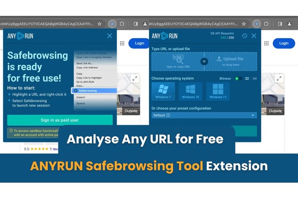 Security Researchers Now Analyse Any URL With ANY.RUN Safebrowsing Tool Extension for Free