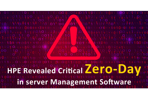 HPE Patched Critical zero-day in server Management Software