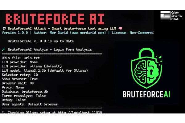 New BruteForceAI Tool Automatically Detects Login Pages and Executes Smart Attacks