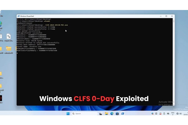 Windows Common Log File System Zero-day Vulnerability (CVE-2024-49138) Exploited