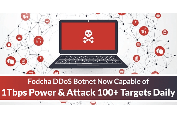 Fodcha DDoS Botnet Now Capable of 1Tbps Power & Attack 100+ Targets Daily