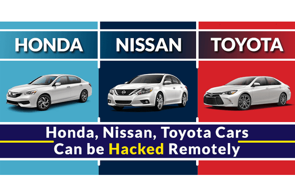 Bug in Honda, Nissan, Toyota Cars App Let Hackers Unlock & Start The Car Remotely