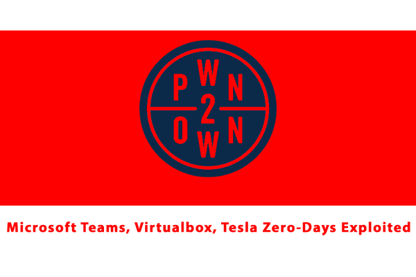 Microsoft Teams, Virtualbox, Tesla Zero-Days Exploited –  Pwn2Own Day Two