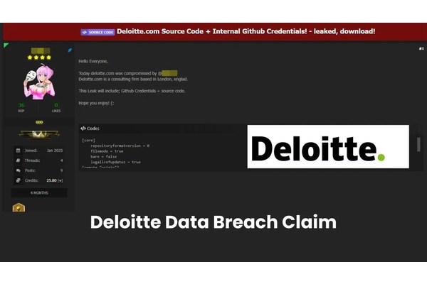 Deloitte Data Breach: Alleged Leak of Source Code & GitHub Credentials