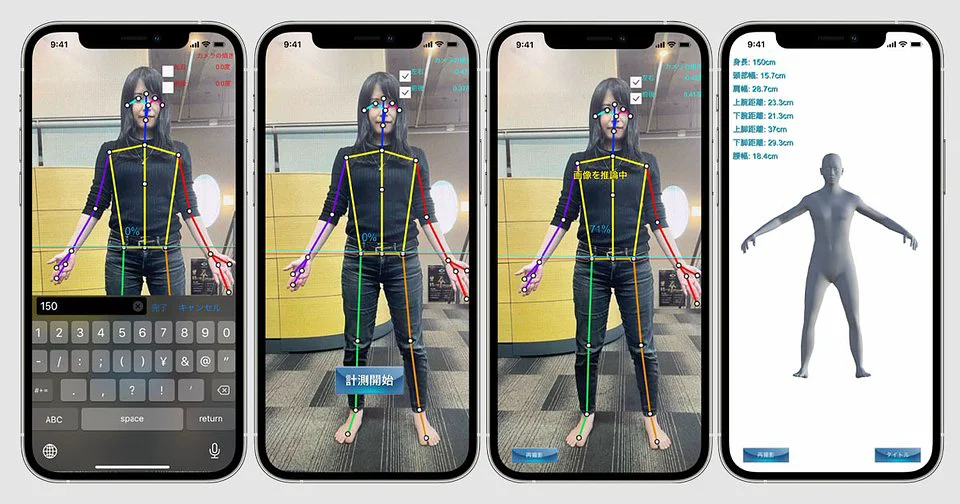 Automatic 3DCG Human Body Transformation Module 