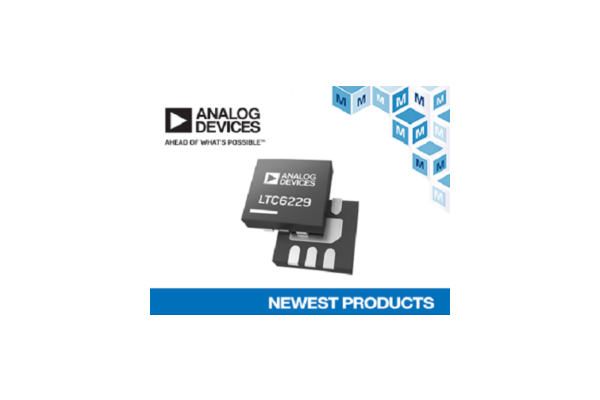 Analog devices’ LTC6228 & LTC6229 operational  amplifiers, now at Mouser