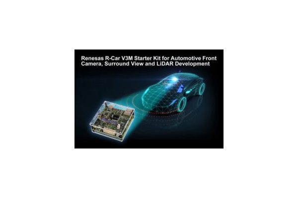 Renesas Electronics R-Car V3M Starter Kit accelerates NCAP Front Camera Application Development