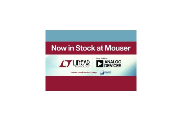 Mouser Now Stocking Linear Technology Portfolio from Analog Devices