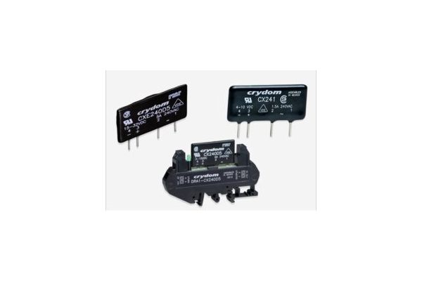 Solid State relays from Sensata Crydom for high density PCB applications now available through TTI, Inc