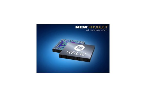 ON Semi’s Flexible RSL10 SoC, for IoT and Connected Health Wearables now at Mouser