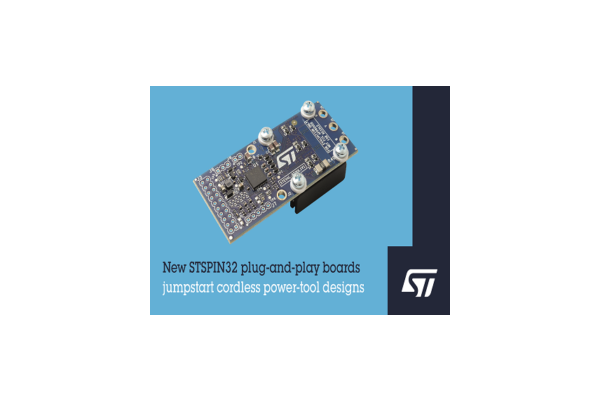 STMicroelectronics Plug-&-Play Prototype Boards for 3-Phase Brushless Motors