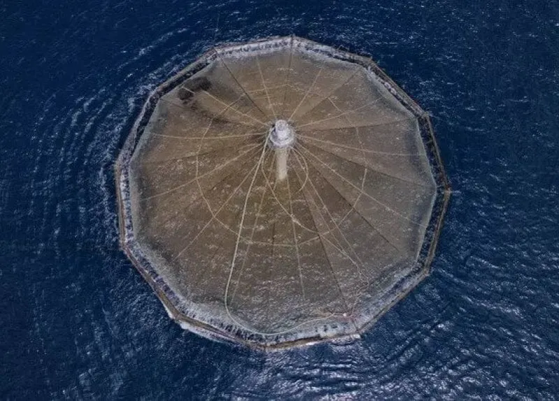 Offshore aquaculture farm. Credit: Innovasea