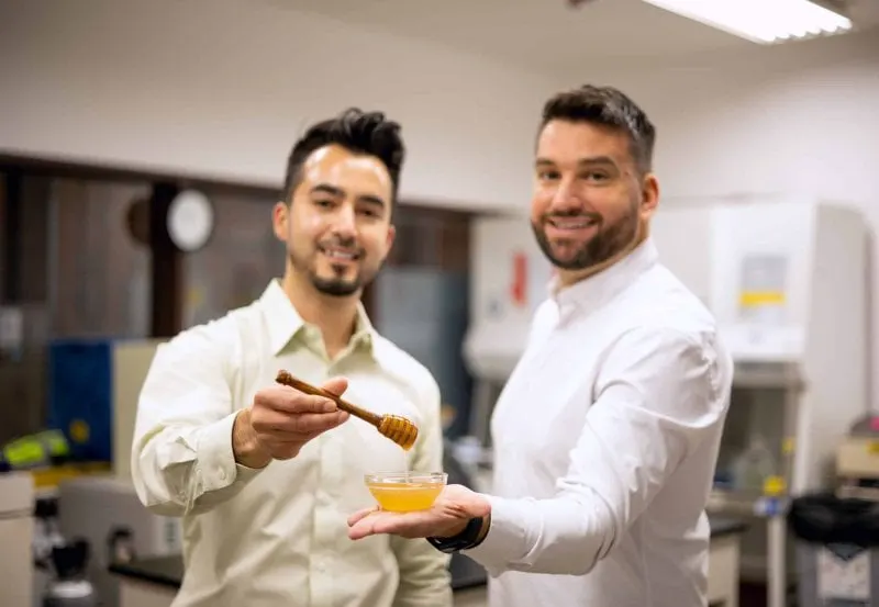 Co-founders Aaron Schaller and Darko Mandich. Credit: MeliBio