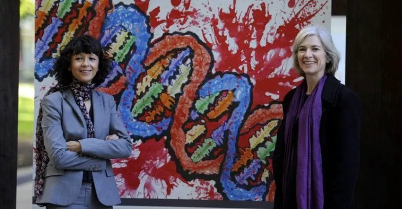Emmanuelle Charpentier and Jennifer Doudna Credit: Reuters
