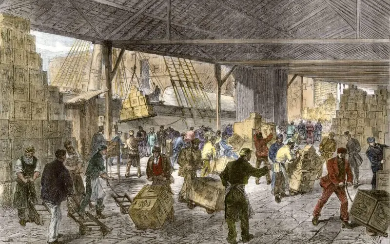 Barriers to global trade could be economic protectionism in the guise of consumer protection. Credit: Illustrated London News
