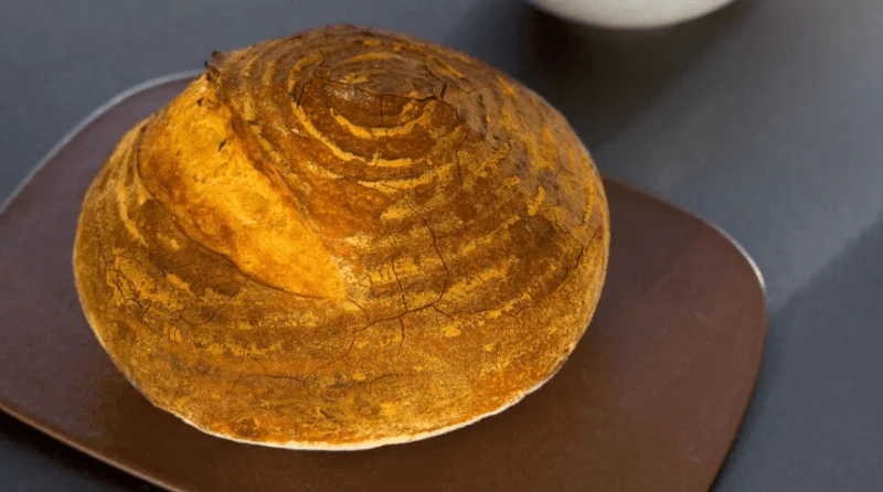 Bread made with protein powder derived from microbes. Credit: Solar Foods