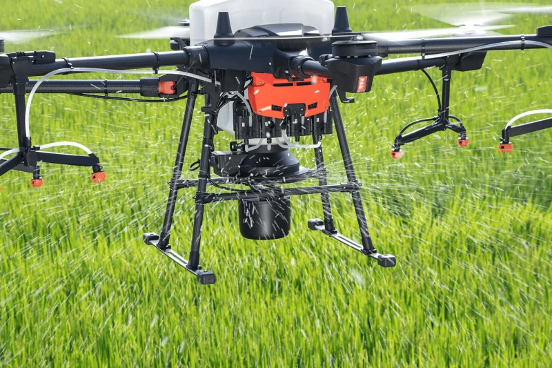 DJI Agras T20 drone. Credit: Mahzon via CC-BY-SA-4.0