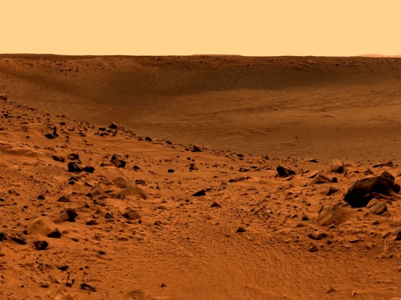 The Bonneville Crater on Mars. Credit: NASA/JPL/Cornell University