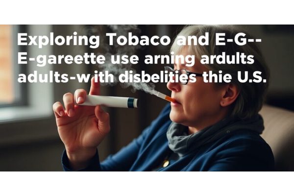 Exploring Tobacco and E-Cigarette Use Among Adults with Disabilities in the U.S.