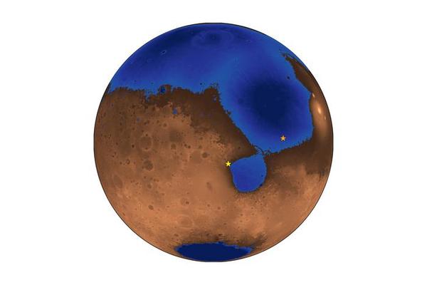 Ancient Shorelines Reveal Evidence of Mars’ Oceanic Past