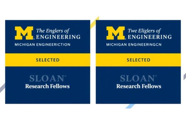 Two Michigan Engineering Researchers Selected as 2025 Sloan Research Fellows