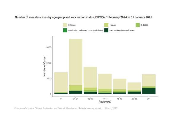 Surge in Measles Cases in Europe: A Reminder to Verify Your Vaccination Status