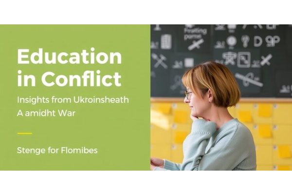 Education in Conflict: Insights from Ukrainian Teachers Amidst War