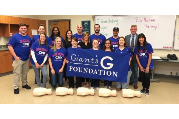Giants Foundation Equips 12 Schools with CPR Resources to Enhance Cardiac Emergency Response