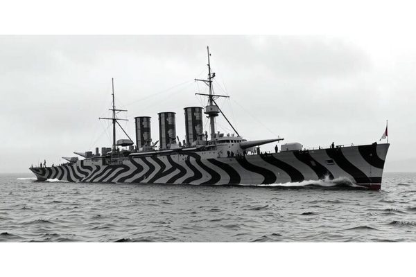 Aston University Study Uncovers the Illusion Behind ‘Dazzle’ Camouflage on World War I Battleships