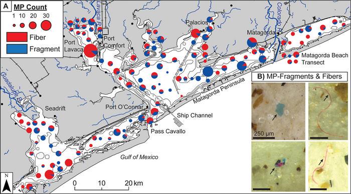Microplastic map