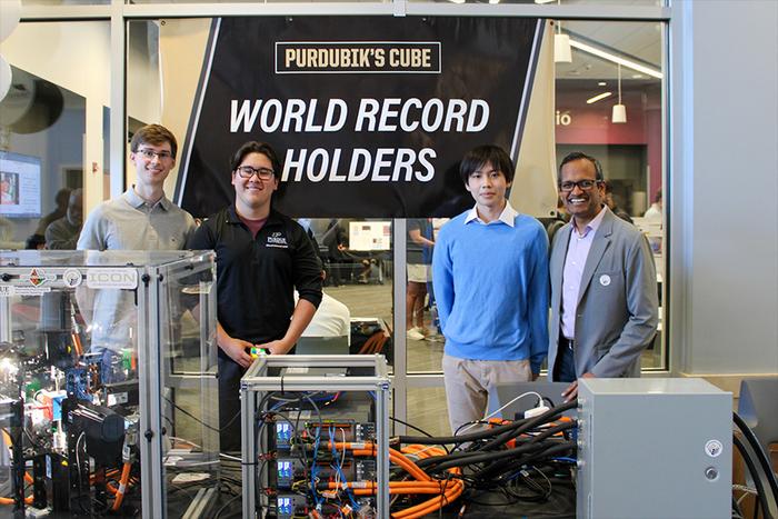 Purdubik’s Cube high-speed robotic system team