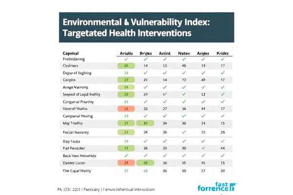 Environmental Vulnerability Index Guides Targeted Health Interventions