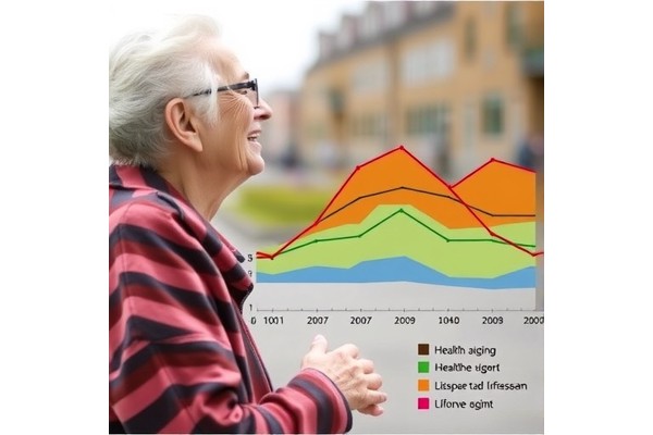 New Aging Pace Metric Uncovers Healthspan and Lifespan Trajectories in Older Adults