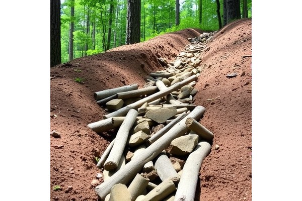 Surface Drainage Reduces Water, Nutrient Loss on Slopes