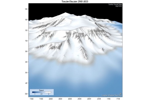 Tracking Glacier Elevation and Mass Changes, 2000–2023