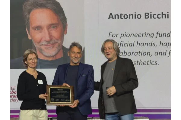 Antonio Bicchi Honored with 2025 IEEE Pioneer in Robotics and Automation Award