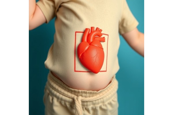 Abdominal Obesity Links to Heart Changes in Kids