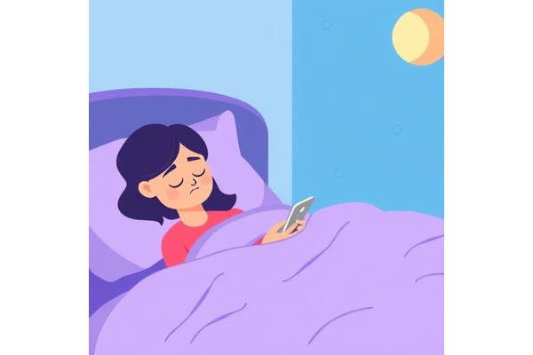 Bedtime Smartphone Use Links to Anxiety Symptoms