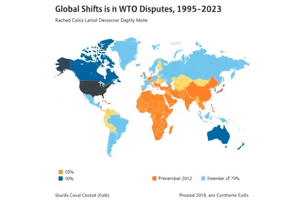 Global Shifts in WTO Disputes, 1995–2023