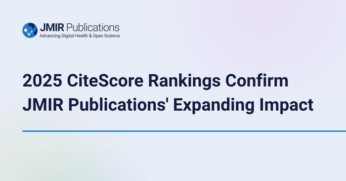 2024 CiteScore Rankings Confirm JMIR Publications’ Expanding Impact
