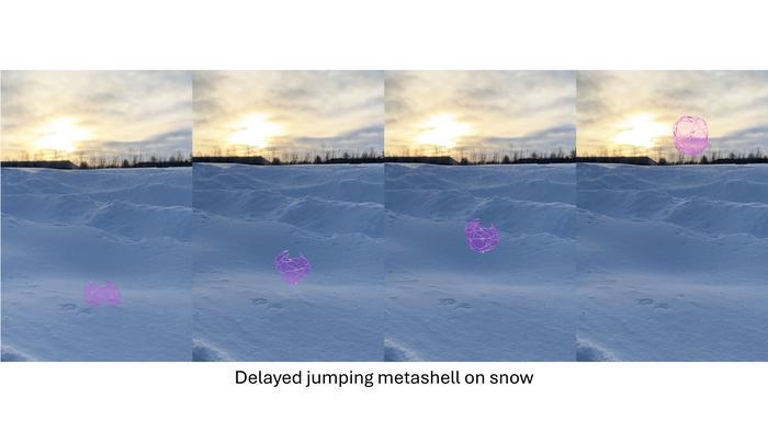 Autonomous Robo-Structure Can Be Programmed to Leap On a Schedule