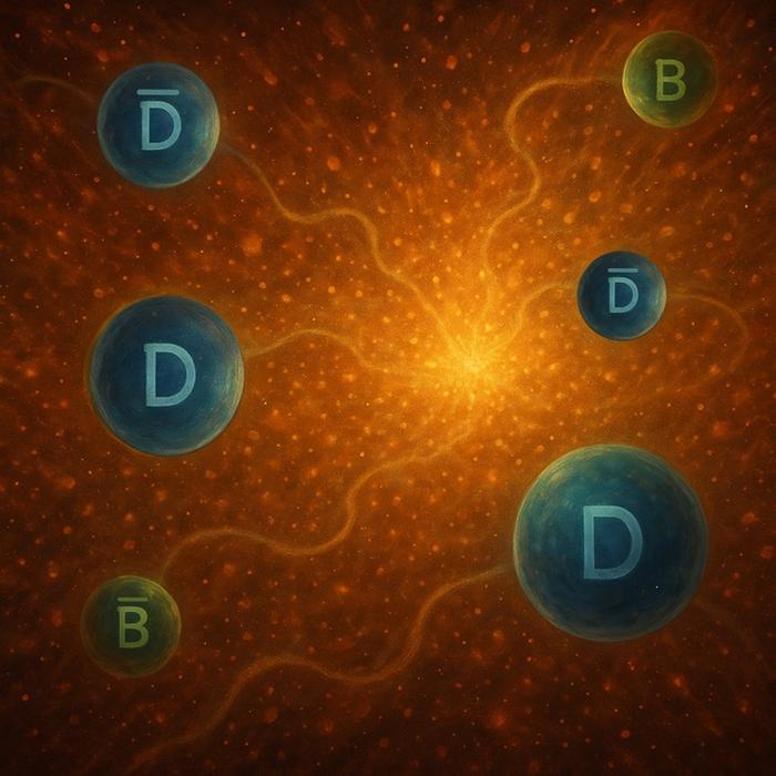 Deciphering the behaviour of heavy particles in the hottest matter in the universe