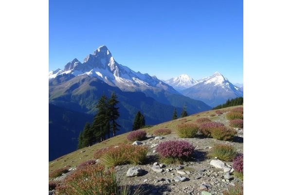 Sky-Island Vegetation’s Late Emergence in Alps
