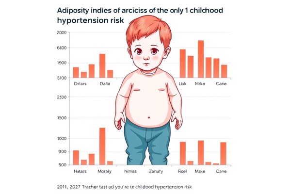 Adiposity Indices Predict Childhood Hypertension Risk