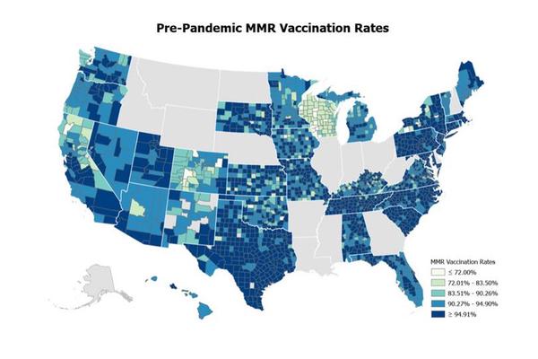 Recent Data Reveals Declining MMR Vaccination Rates Across the U.S.