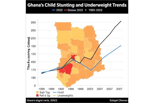 Ghana’s Child Stunting and Underweight Trends, 1993–2022