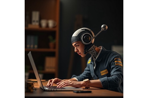 AI Attitudes Influence Job Anxiety via Self-Efficacy