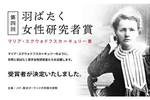 Winners Announced for the Fourth Marie Sklodowska Curie Award