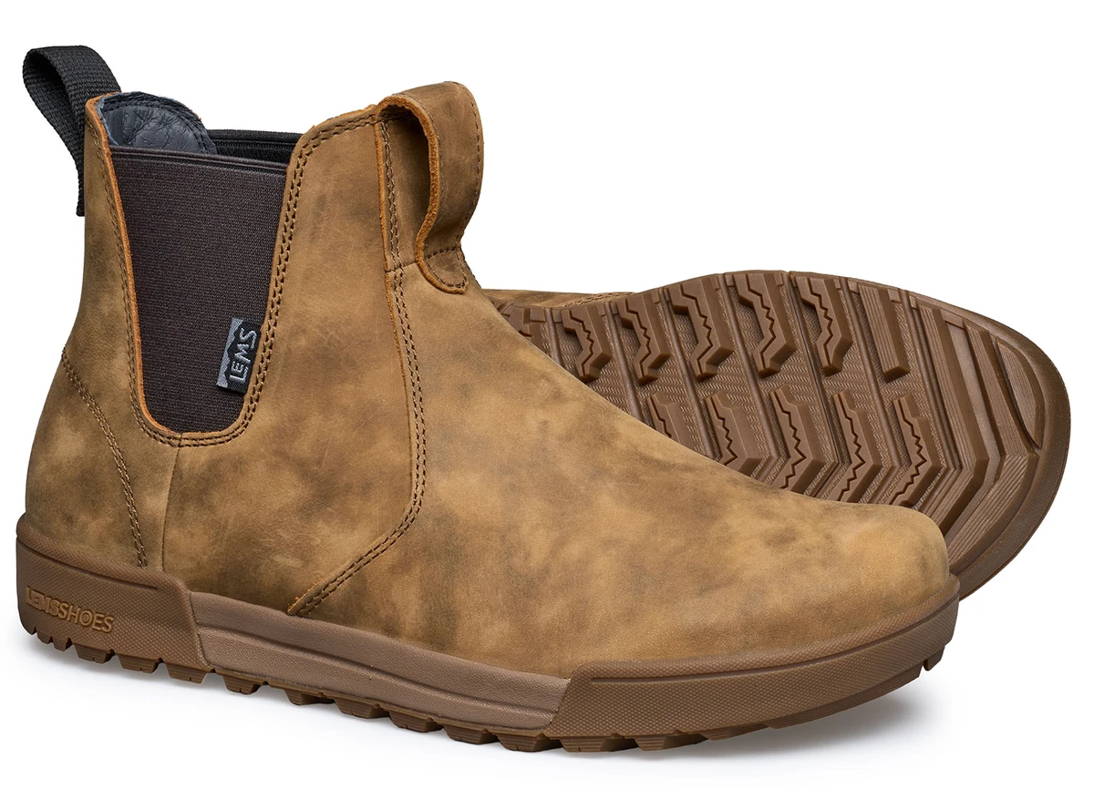 Brown Chelsea boots