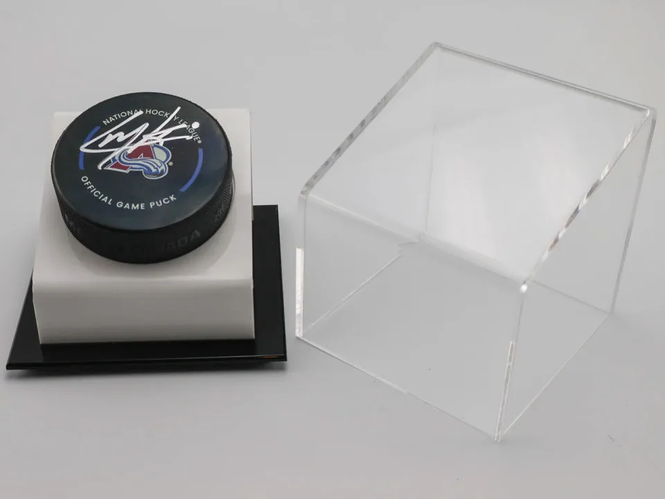 Signed Avalanche hockey puck